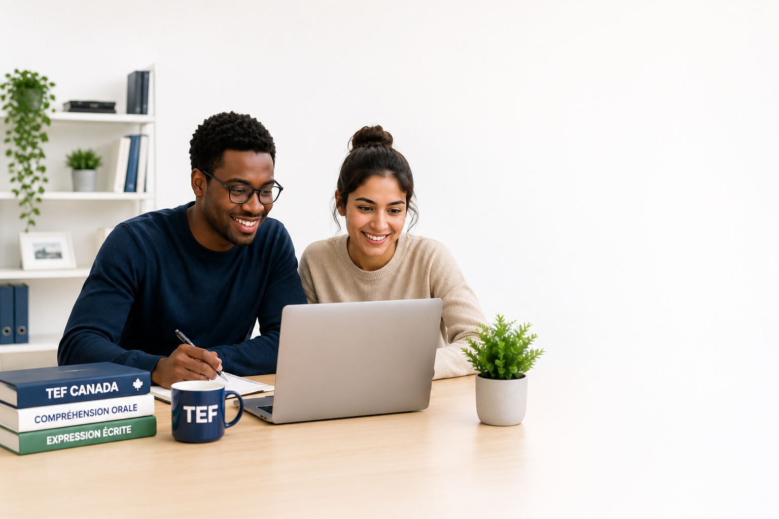 Candidats préparant le TEF avec la Méthode FTS