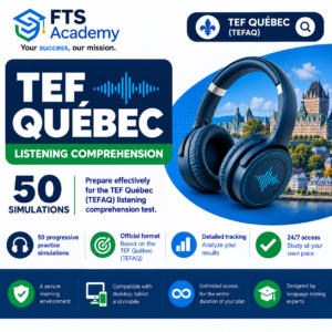 TEF Québec Listening Comprehension – 50 Practice Simulations | FTS Academy